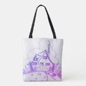 Tote Bag Conception de broderie de maison (Dos)