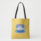 Tote Bag Conception de café rétro (Devant)