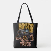 Tote Bag conception de camion monster (Dos)