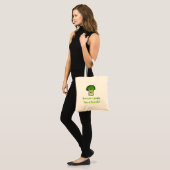 Tote Bag Conception de caricature de jeu de brocoli Cute (Devant (modèle))