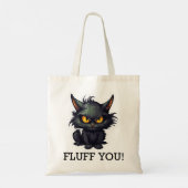 Tote Bag Conception de chat noir bébé - Budget Fourre-tout (Dos)
