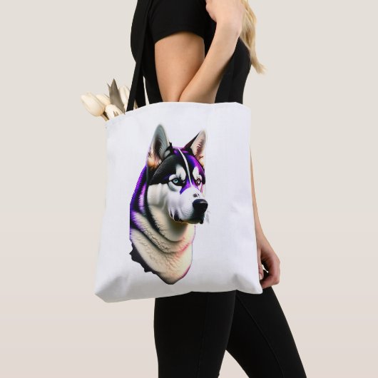 Tote Bag Conception de chiens Husky (De près)