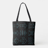 Tote Bag Conception de circuit fléché de technologie futuri (Dos)