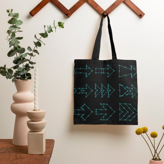 Tote Bag Conception de circuit fléché de technologie futuri