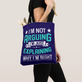 Tote Bag Conception de citation drôle et sarcastique (De près)