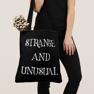 Tote Bag Conception de citation gothique étrange et inhabit
