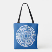 Tote Bag Conception de clé grecque (Dos)