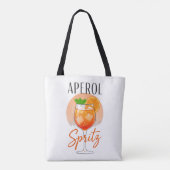 Tote Bag Conception de cocktail Aperol Spritz (Dos)