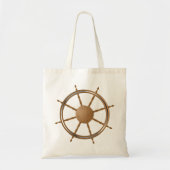 Tote Bag Conception de compas de roue de navire nautique vi (Devant)