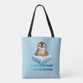 Tote Bag Conception de conservation du changement climatiqu (Dos)