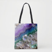 Tote Bag Conception de cristal vibrant de fusion de quartz (Devant)