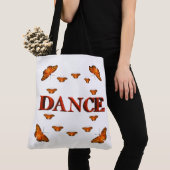 Tote Bag Conception de danse avec des papillons (De près)