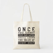 Tote Bag Conception de devis de sagesse - Valeur de chaque (Devant)