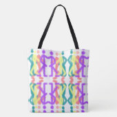 Tote Bag Conception de figures arc-en-ciel (Dos)