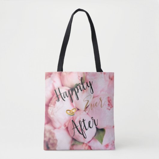 Tote Bag Conception de fin heureuse tendance (Devant)