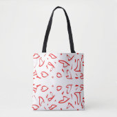 Tote Bag Conception de forme cardiaque (Devant)