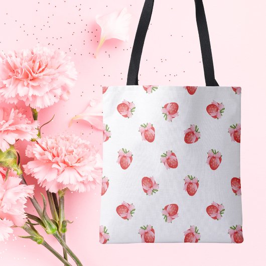Tote Bag Conception de fraise mignonne moderne