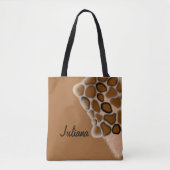 Tote Bag Conception de girafe d'animal sauvage (Devant)