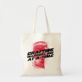 Tote Bag Conception de guerriers Un pas à la fois (Devant)