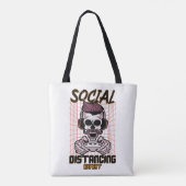 Tote Bag Conception de jeux d'expert en distanciation socia (Dos)