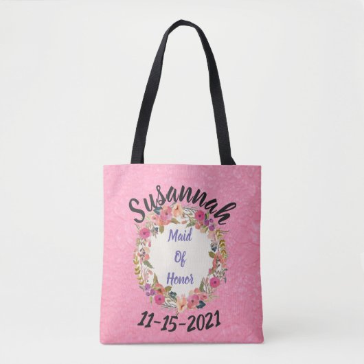 Tote Bag Conception de la couronne florale d'honneur (Devant)