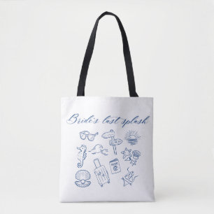 Tote Bag Conception de la dernière éclaboussure de la marié