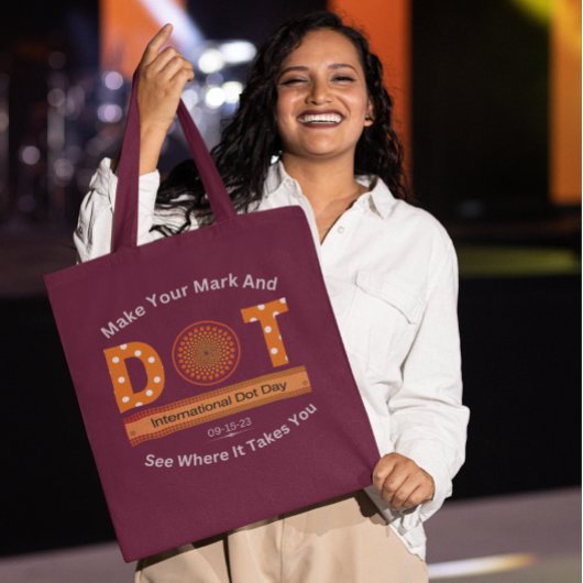 Tote Bag Conception de la journée internationale des points