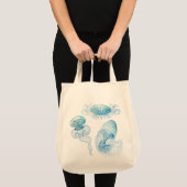 Tote Bag Conception de la méduse Haeckel (Devant (produit))