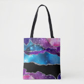 Tote Bag Conception de la série Galaxie Agate 7 (Devant)