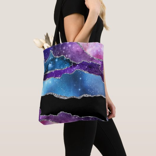 Tote Bag Conception de la série Galaxie Agate 7 (De près)