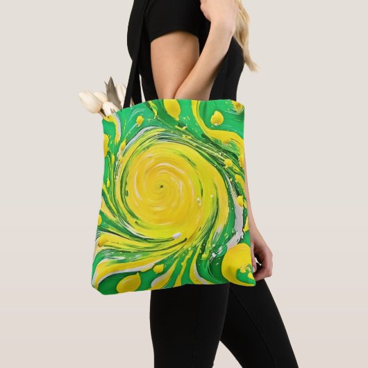 Tote Bag Conception de la tornade citron (De près)