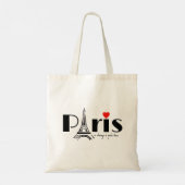 Tote Bag Conception de la Tour Eiffel de Paris  (Dos)