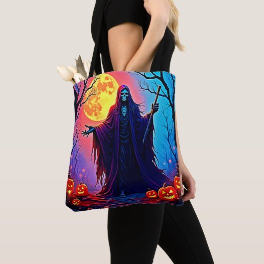 Tote Bag Conception de l'appel de éffrayant Moon Death (De près)