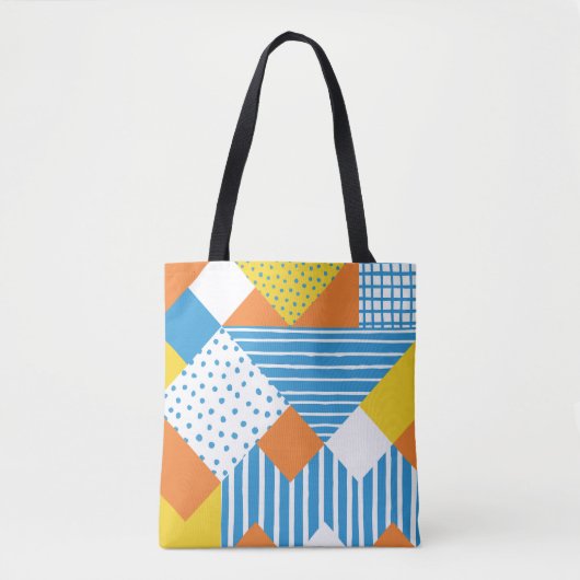 Tote Bag Conception de l'Arrière - plan Abstrait géométriqu (Devant)