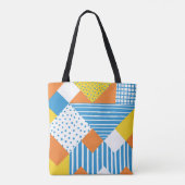 Tote Bag Conception de l'Arrière - plan Abstrait géométriqu (Dos)