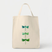 Tote Bag conception de libellules colorées (Devant)