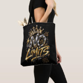 Tote Bag Conception de luxe Couronne Or Sans Limites (De près)