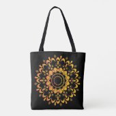 Tote Bag Conception de mandala unique doré-95747 (Dos)