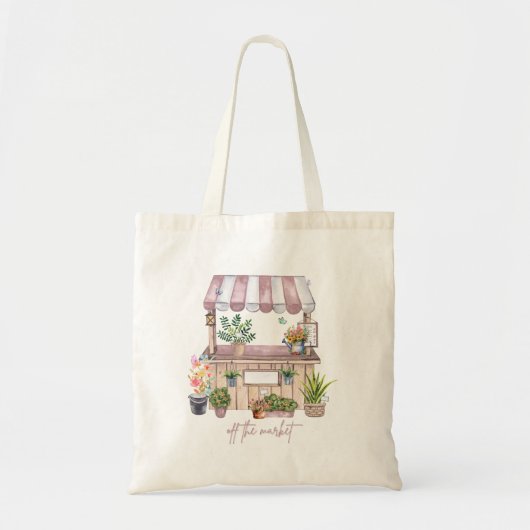 Tote Bag Conception de mariée hors du marché | Joli marché (Devant)