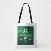 Tote Bag Conception de monogramme de golf sur mesure (Devant)