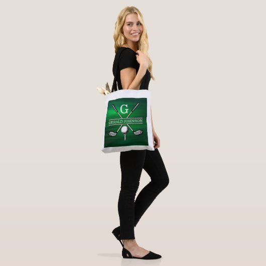 Tote Bag Conception de monogramme de golf sur mesure (Sur le modèle)