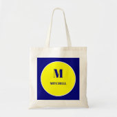 Tote Bag Conception de monogramme personnalisé & nom – Cade (Devant)