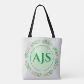 Tote Bag Conception de monogramme personnel. (Dos)