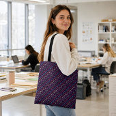Tote Bag Conception de motif chic moderne Art abstrait colo