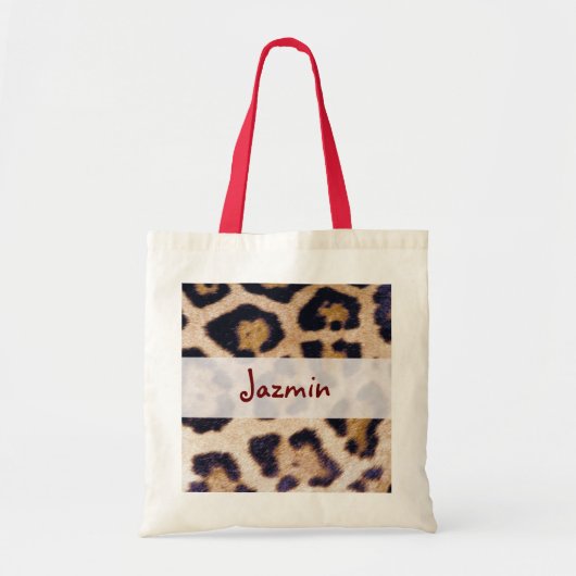 Tote Bag Conception de motif de fourrure de grand chat (Devant)