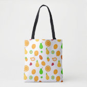 Tote Bag Conception de motif de fruits exotiques (Devant)