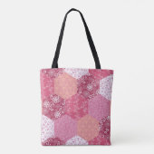 Tote Bag Conception de Motif de Patchwork de style japonais (Dos)