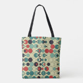 Tote Bag Conception de motif géométrique abstrait sans cout (Dos)