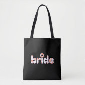 Tote Bag Conception de mots mariés, Hippie Boho, Bacheloret (Devant)