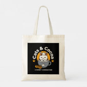 Tote Bag Conception de Mug de vacances avec Cosy Cat et Paw (Dos)